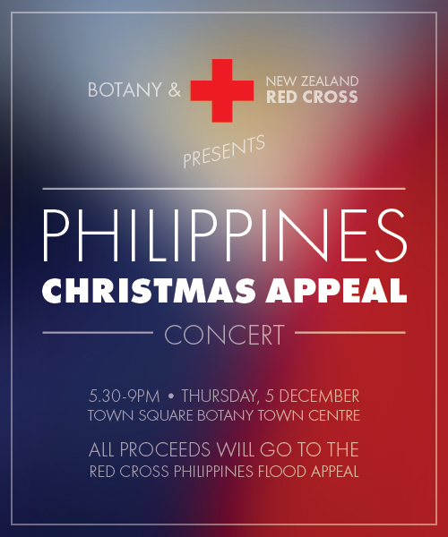 Botany Town Centre and the Red Cross team up as ONE to bring relief to the Philippines